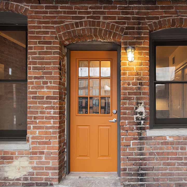 Photo of Apartment with Orange Front Door